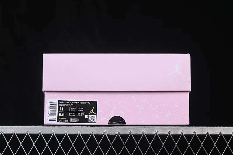 All categories Air Jordan Jordan series basketball shoes Air Jordan 4 Air Jordan 4 Retro "Iced Carmine" AJ4 Jordan 4 denim ice plum powder replica basketball shoes IB6716-600